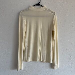 Ivory Lightweight Long Sleeve Top